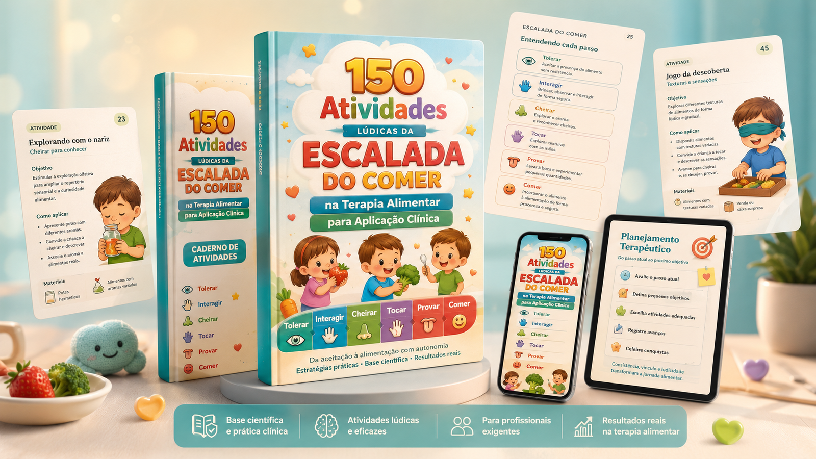 Conteúdo do material 150 Atividades da Escalada do Comer